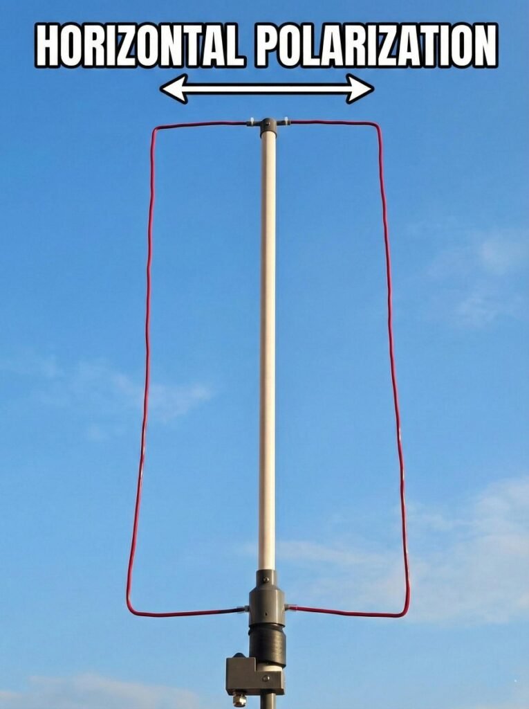 2m loop horizontal polarization