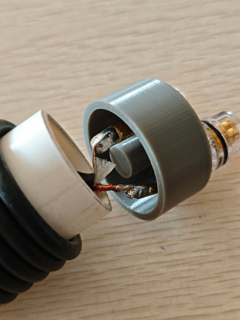 2m loop choke balun connection