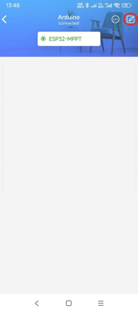 esp32 mppt controller blinker app
