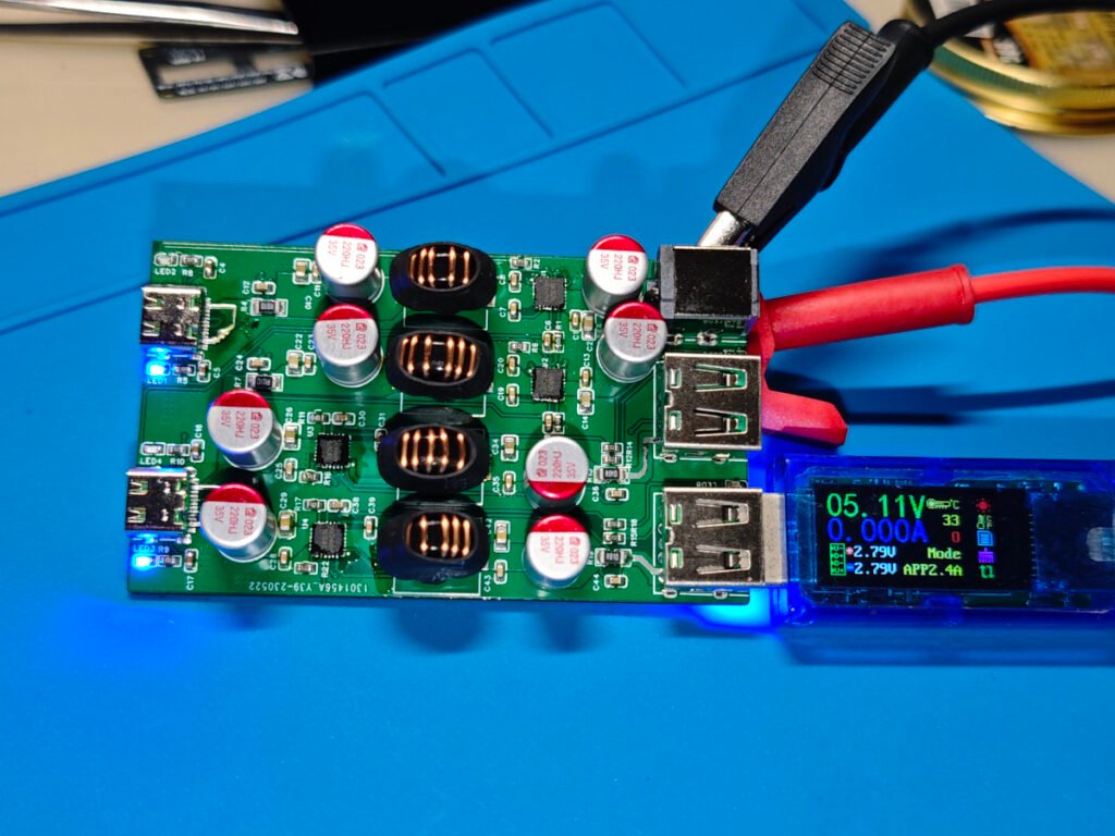 desktop charger 260w lab testing another view