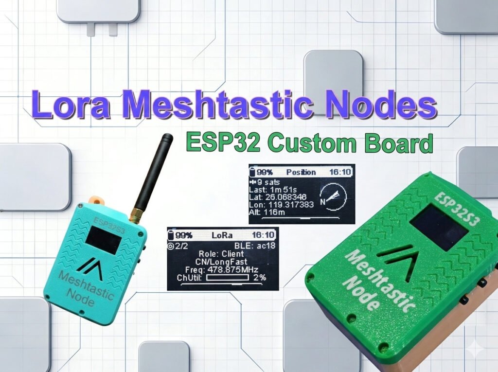 meshtastic node esp32 custom board feature image