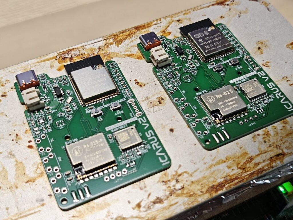 Home‑brew reflow heater soldering Meshtastic PCB