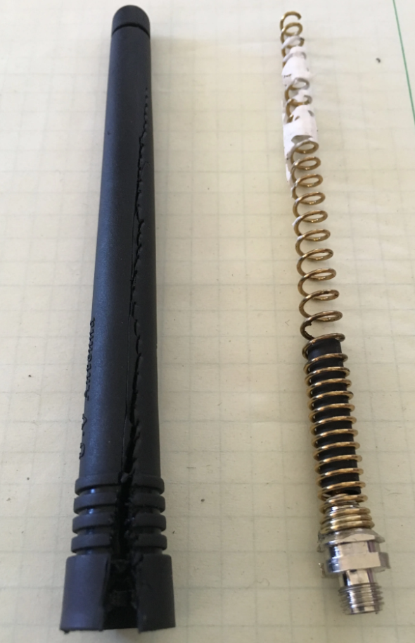 Rubber duck antenna and SMA antenna comparison for LoRa Meshtastic use