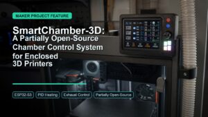 SmartChamber-3D chamber control system feature image for enclosed 3D printers