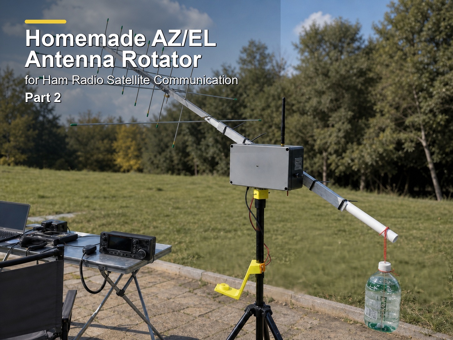 A Homemade AZ/EL Antenna Rotator for Ham Radio Satellite Communication Part 2