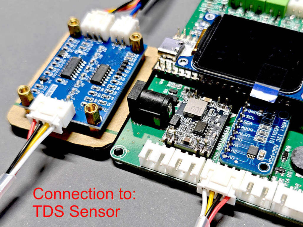XH2.54 cable connection for PlantLab TDS sensor module