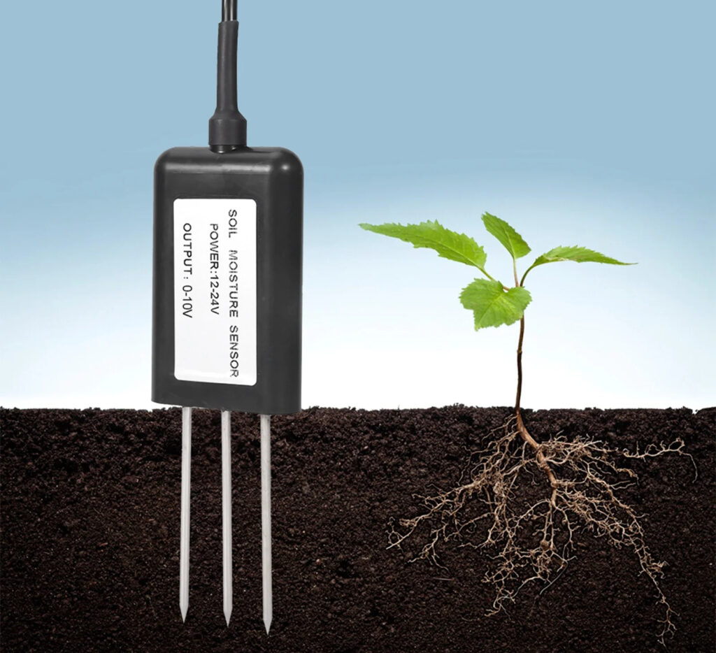 RS485 NPK soil nutrient sensor for nitrogen phosphorus and potassium