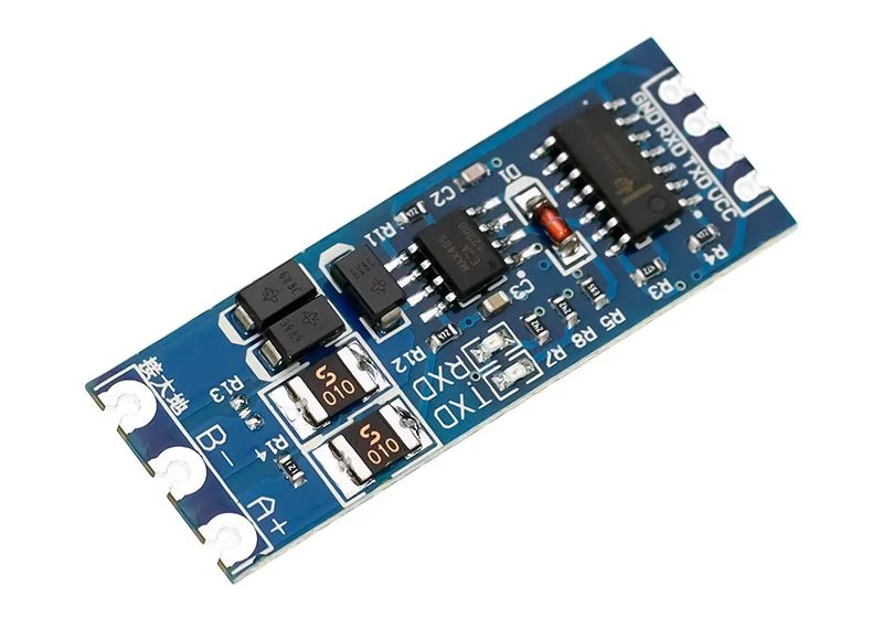 UART to RS485 converter module for external agricultural sensors